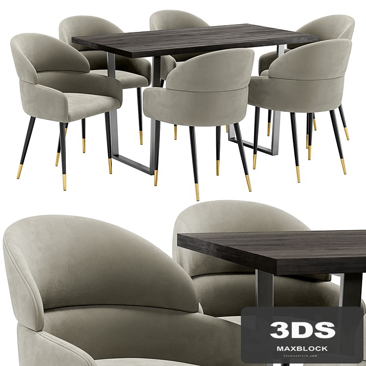 Berkeley dining chair and Patika table