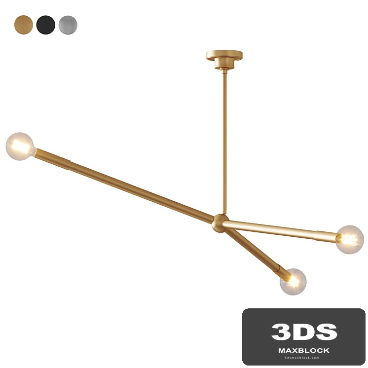 Shades of Light - Modern Myles Chandelier Pendant