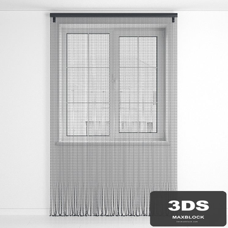 Aluminum chain curtain