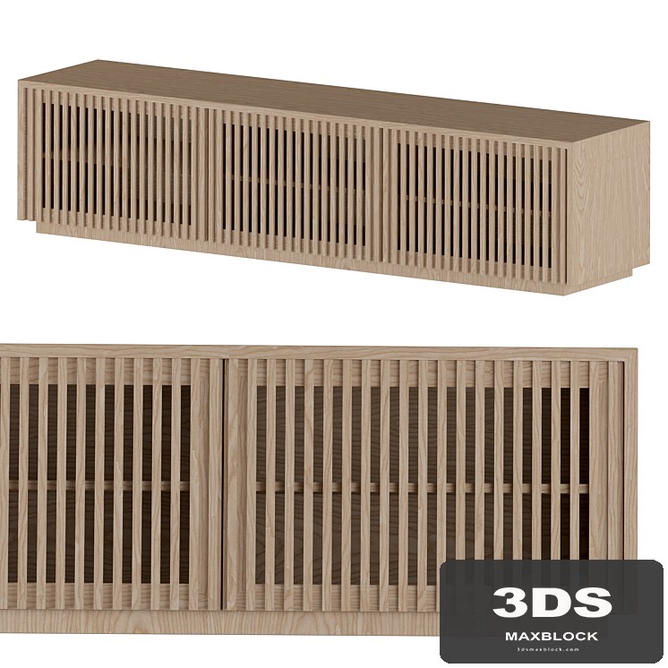 Modern Solid Wood TV Stand NO.06
