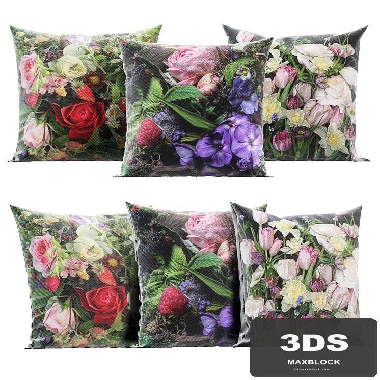 Interior pillow "Flowers"