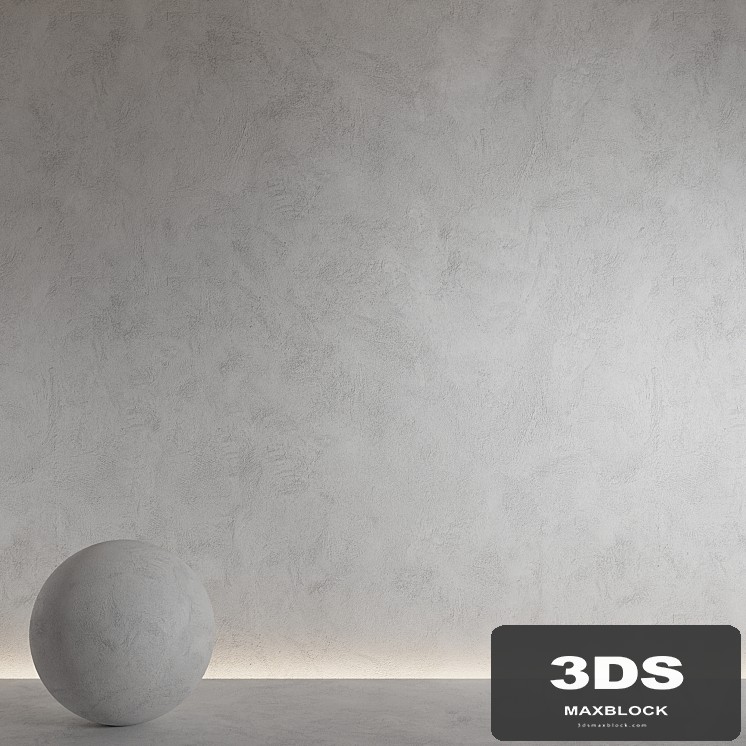 Decorative plaster. Seamless decorative plaster material