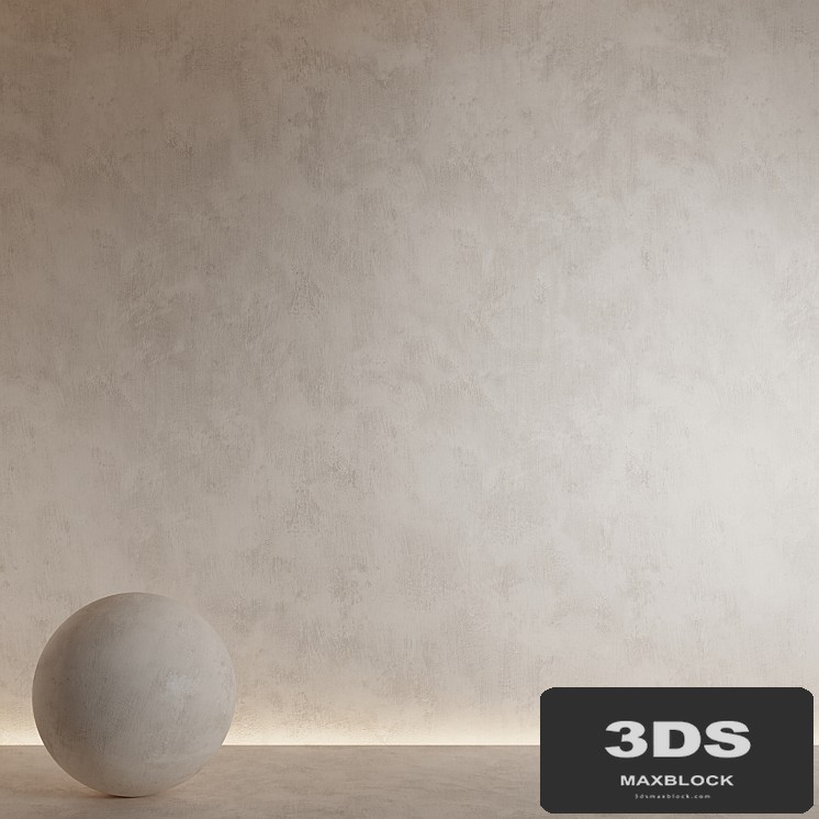 Decorative plaster. Seamless decorative plaster material