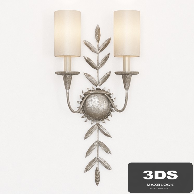 Porta Romana Beatrice Wall Light - Venetian Gold / Silver
