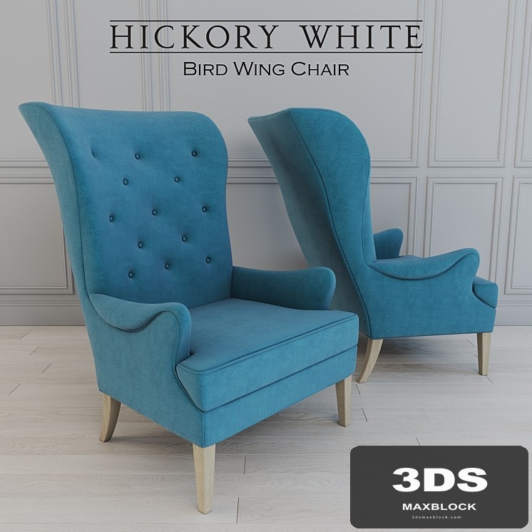 Hickory - Bird Wing Chair