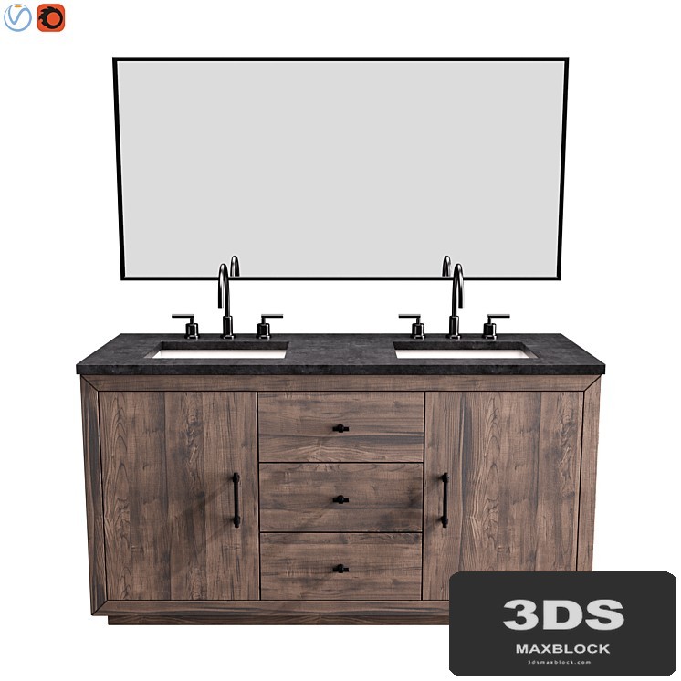 Oakleigh 60 Double Sink Vanity