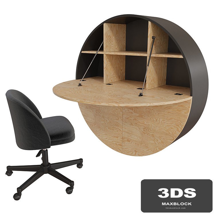 Childrens table and chair 01