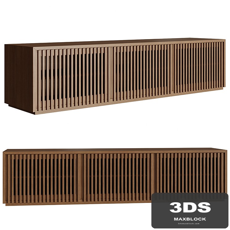 TV Stand Modern Solid Wood TV Stand
