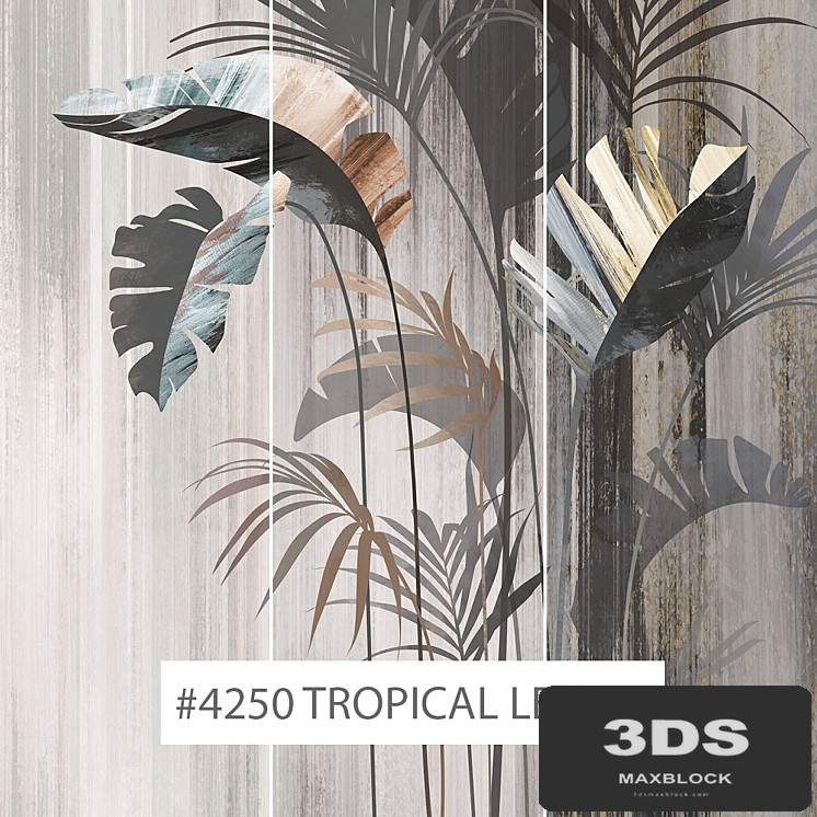 Creativille | wallpapers | 4250 Tropical Leaves