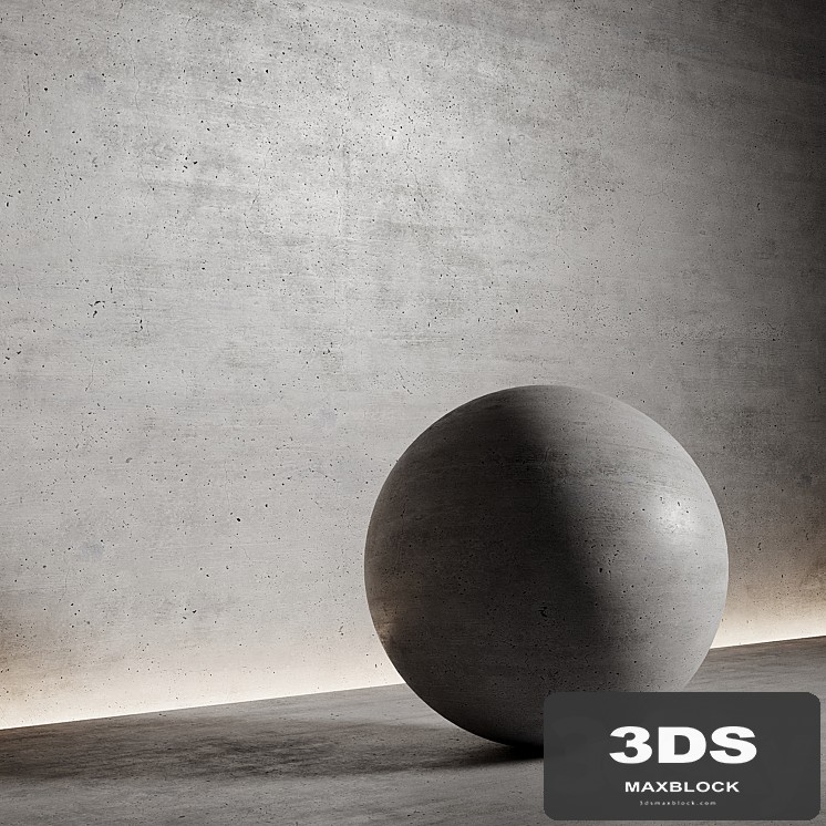Concrete, seamless material, pbr