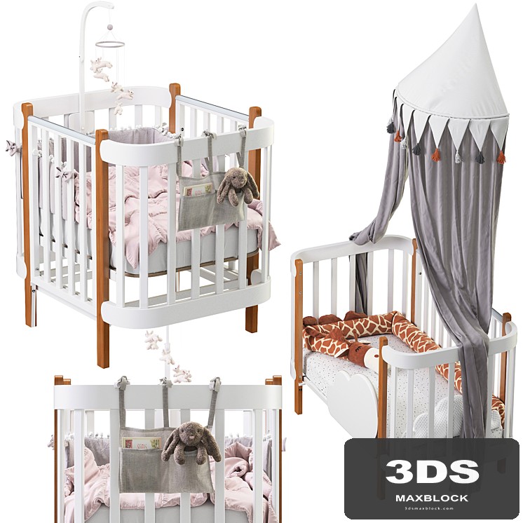 Transforming bed MOMMY LUX happy baby