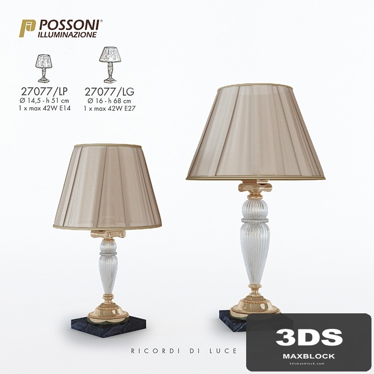 Table lamps Possoni