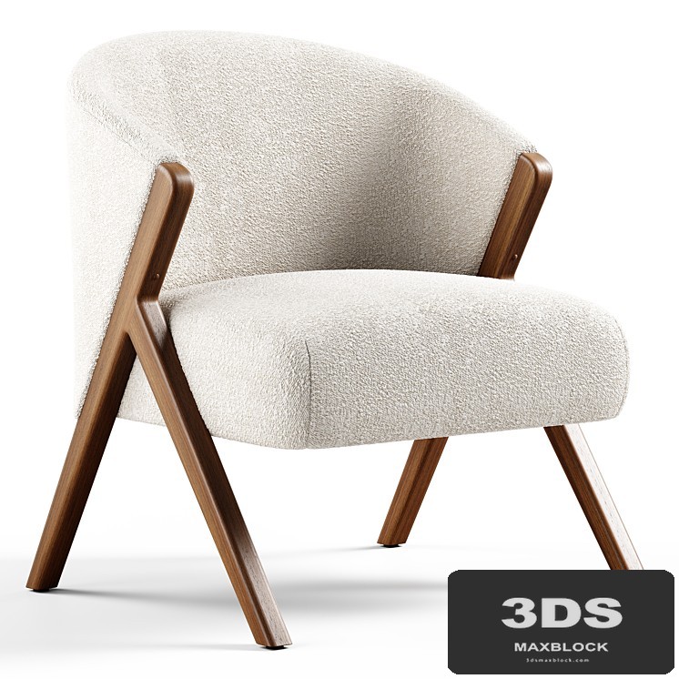 Zara Home - The armchair upholstered in boucle fabric