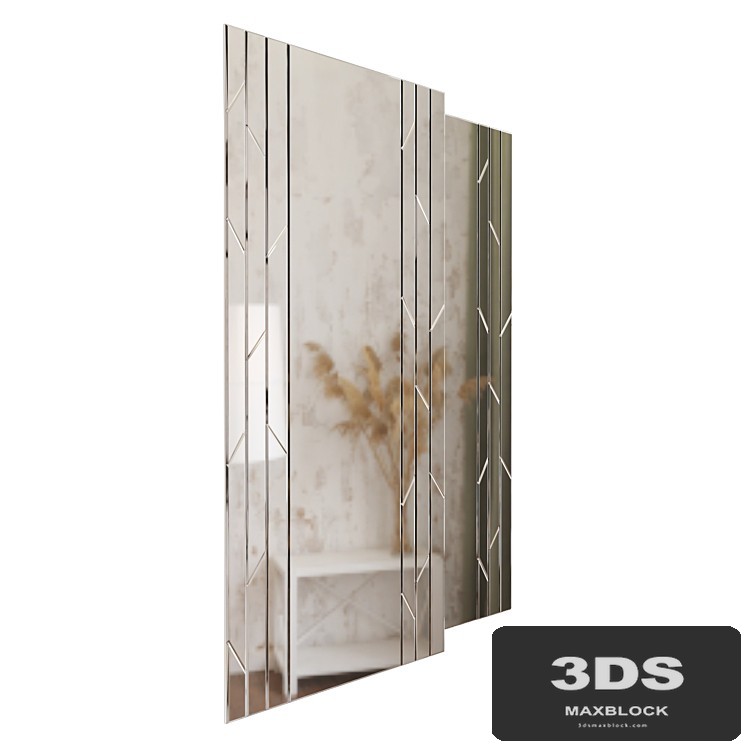 Mirror with facet