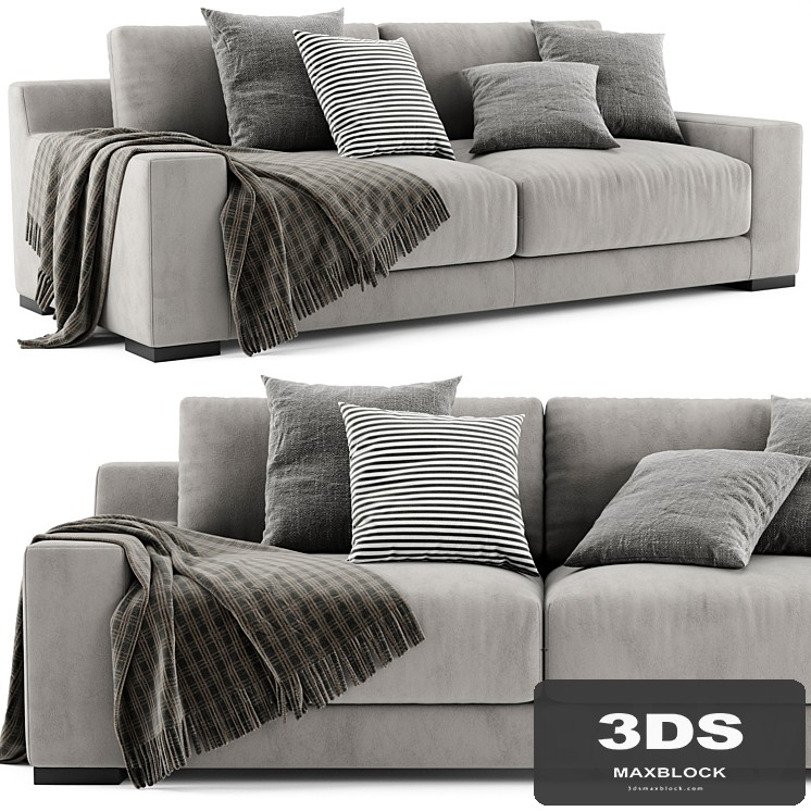 West Elm Dalton 2 Seats Sofa