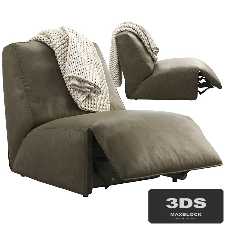 Joybird Clover Leather Chair (option 2)