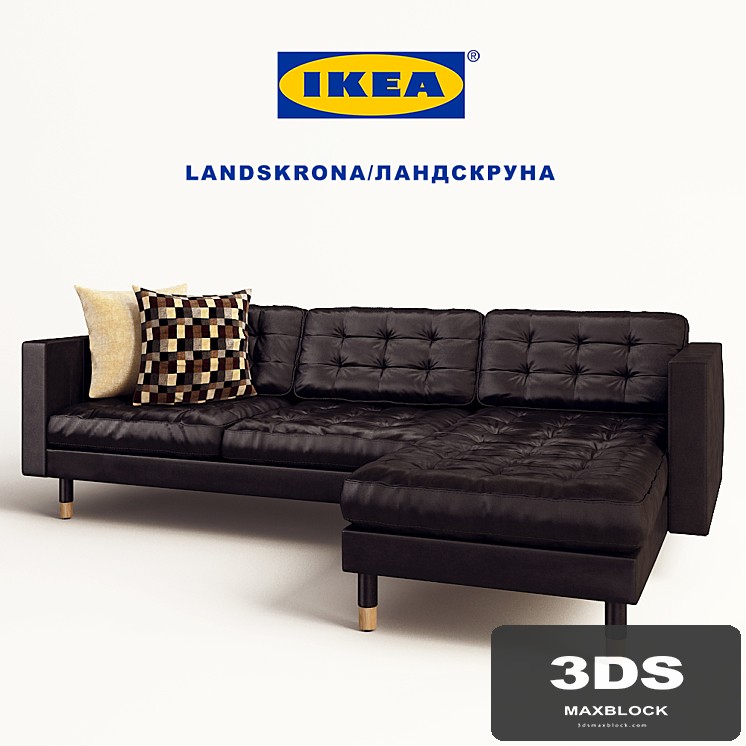LANDSKRONA / Landskrona Sofa 3 Seater, Sofa 3-seater corner