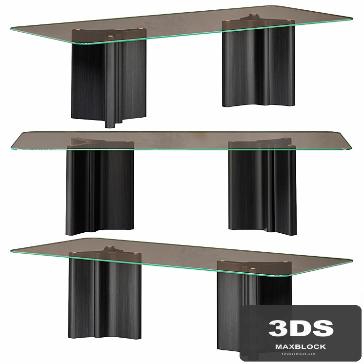 Lou dining by Minotti