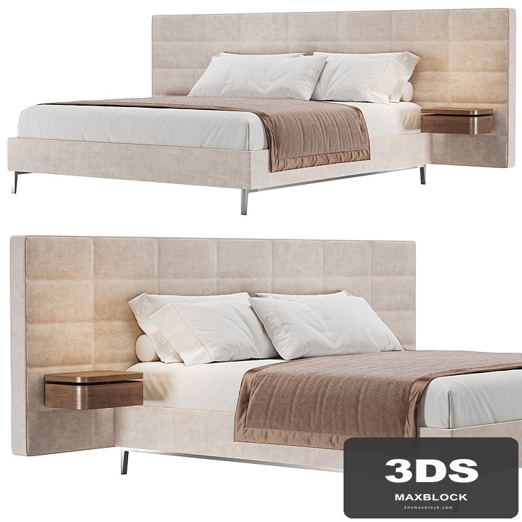 VOLAGE EX S NIGHT Bed By Cassina