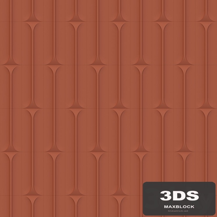 Gypsum 3d panel "PINZO"