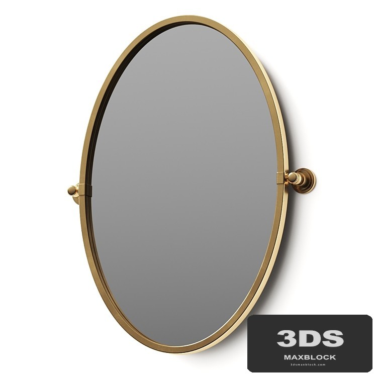 Rejuvenation Rigdon Oval Pivot Mirror