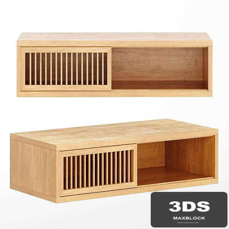 Wall shelf in oak, pilpao color oak LA REDOUTE INTERIEURS Art. 4171128 / GJP437