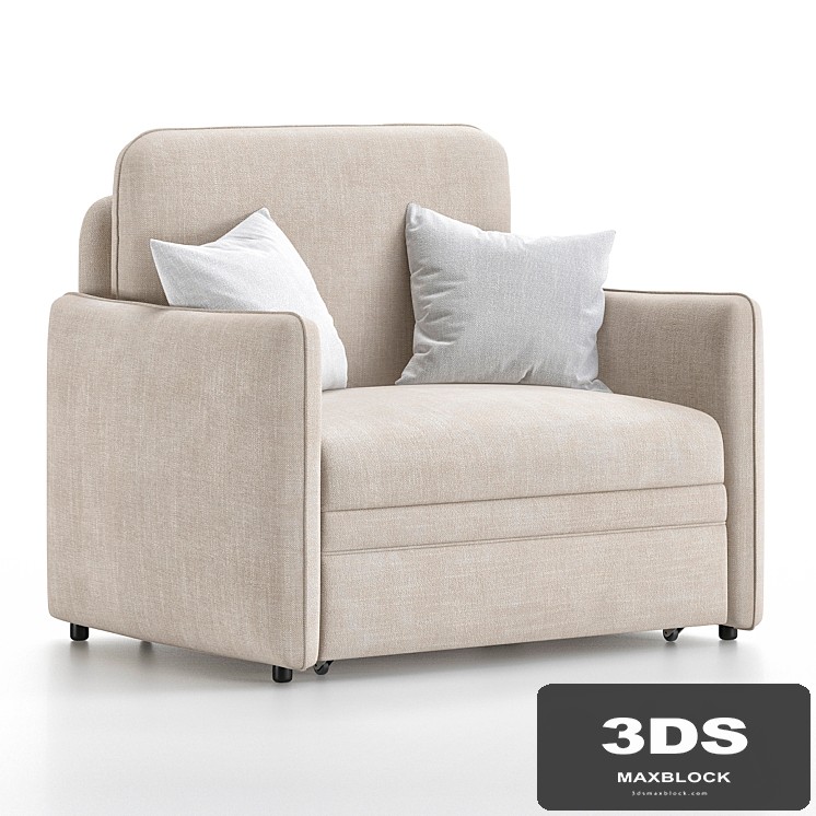 Armchair bed Cases Textile Light