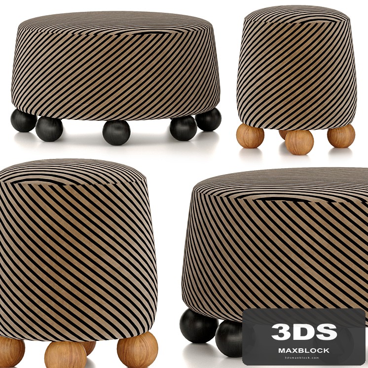 Morro Pouf By Kelly Wearstler