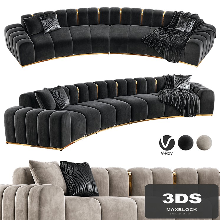 Pyramid Luxury Sofa