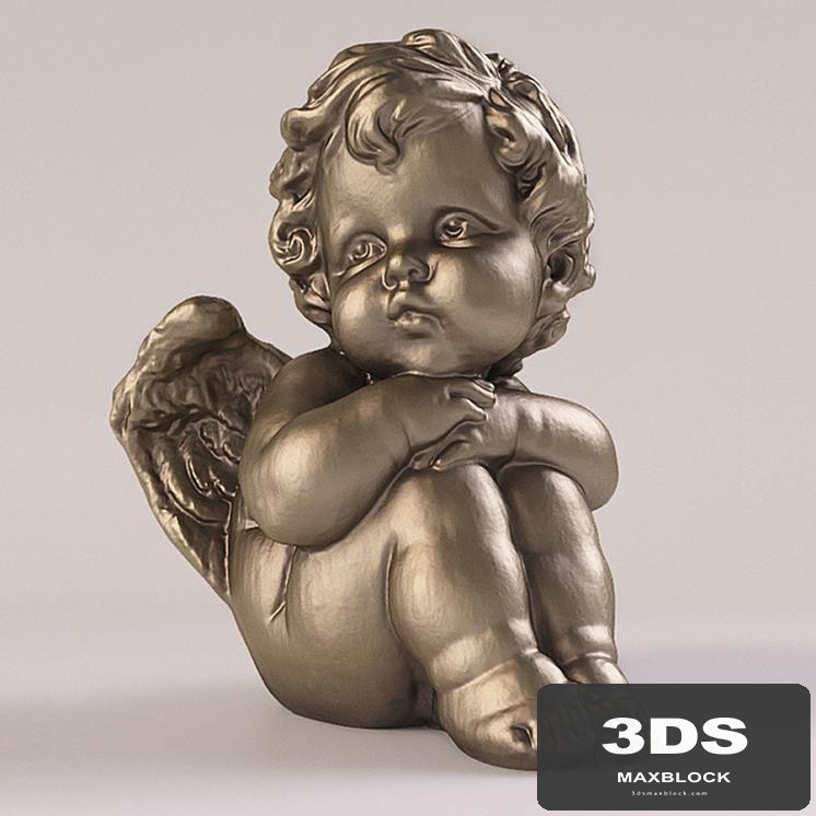 Sculpture of an angel.