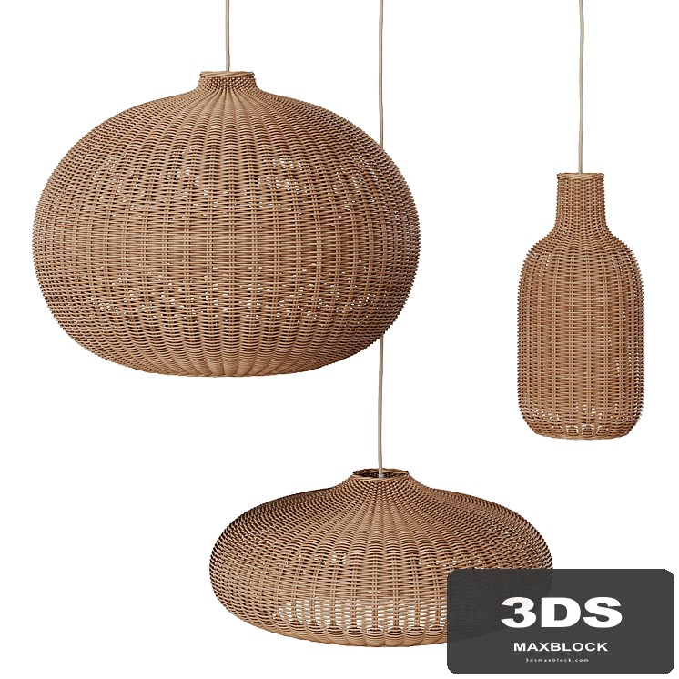 Braided lampshade by Fermliving
