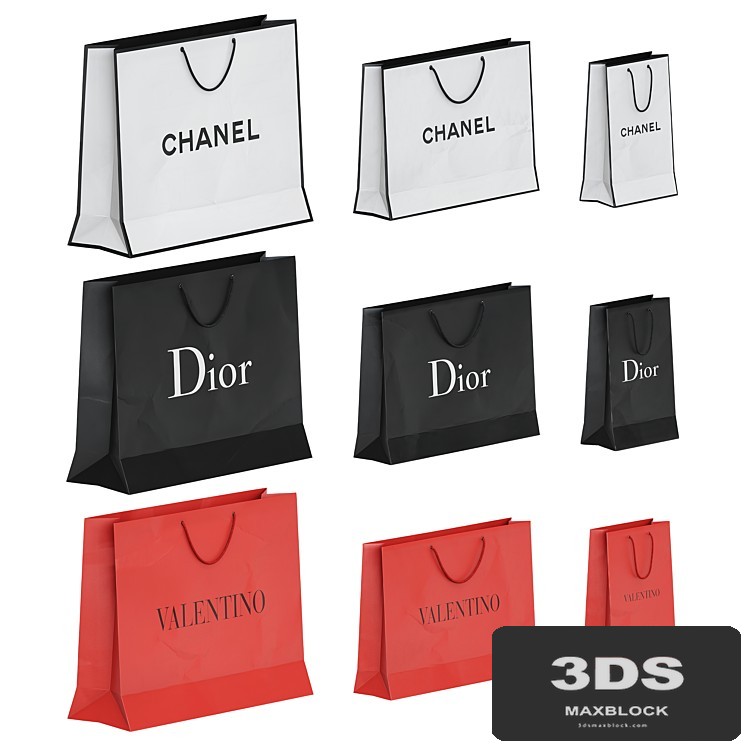 Set of Brand Shopping Bags 2