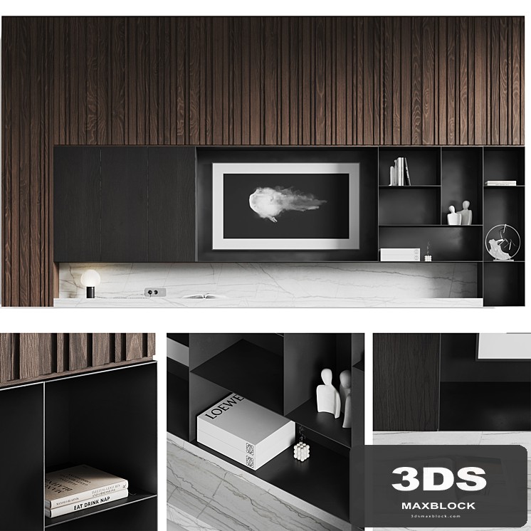 TV wall Modern