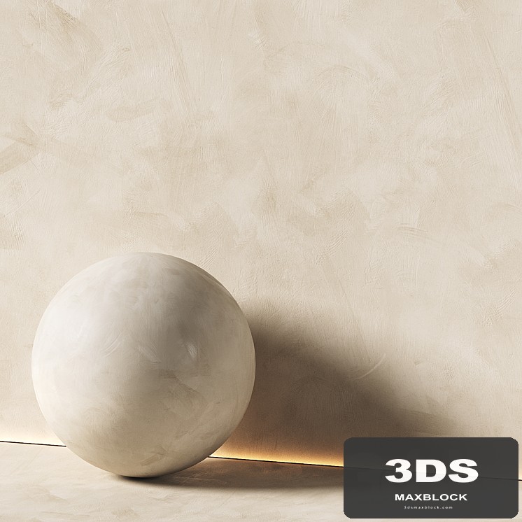 Decorative plaster beige