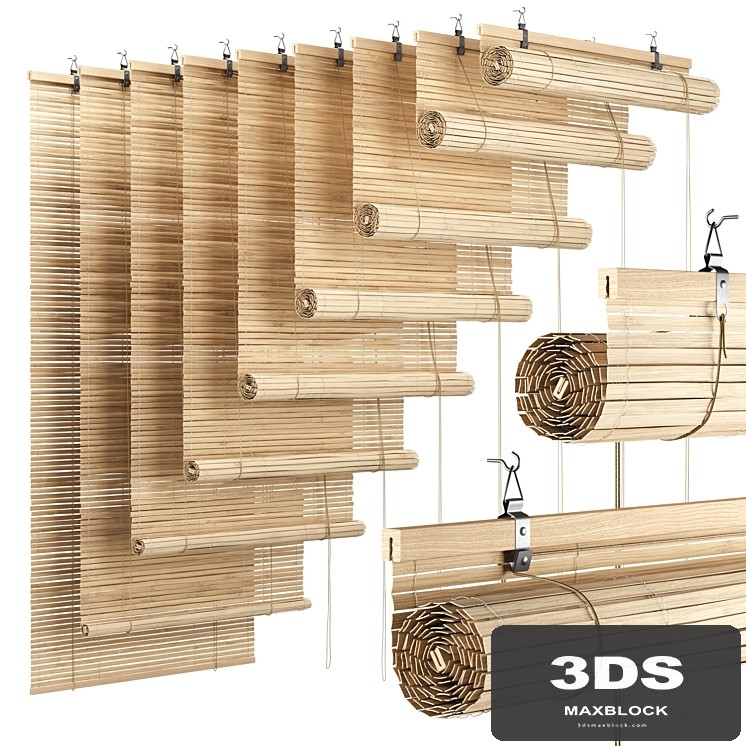 Bamboo roller blinds