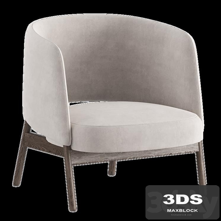 Collar arm chair