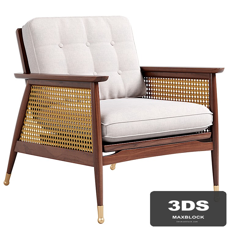 Nadia Caned Accent Chair
