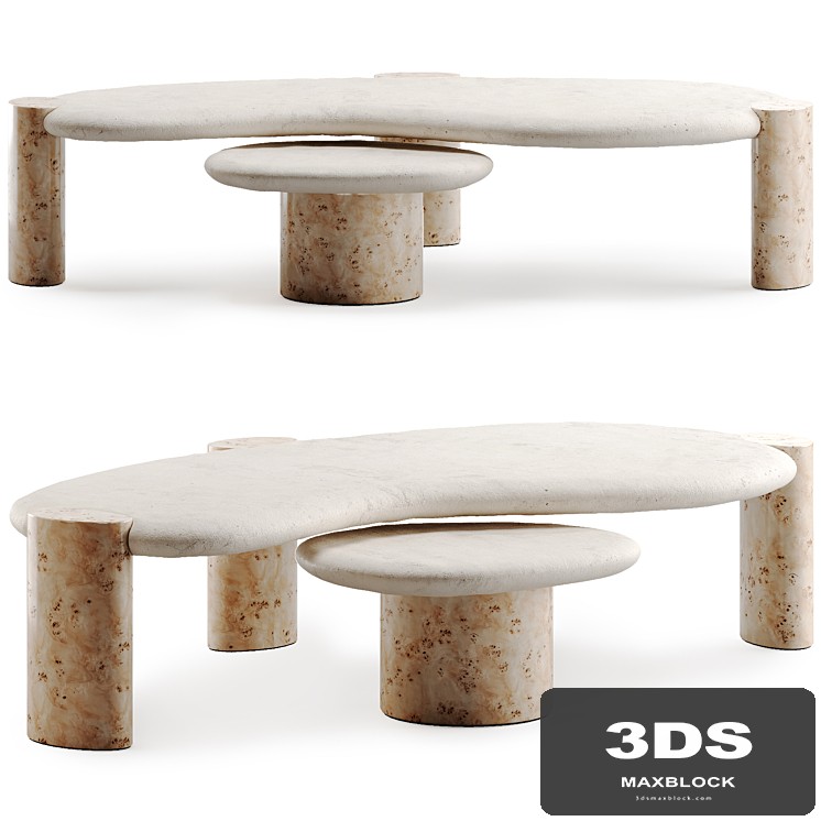 Sassolino Coffee Side Table by Crate & Barrel