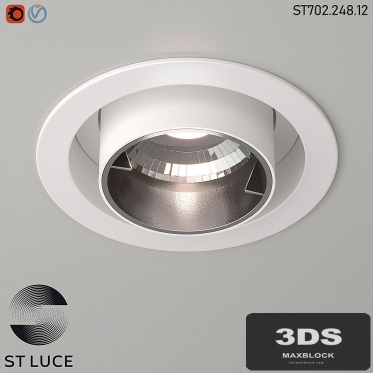 ST702.248.12 Int. White/Black LED OM