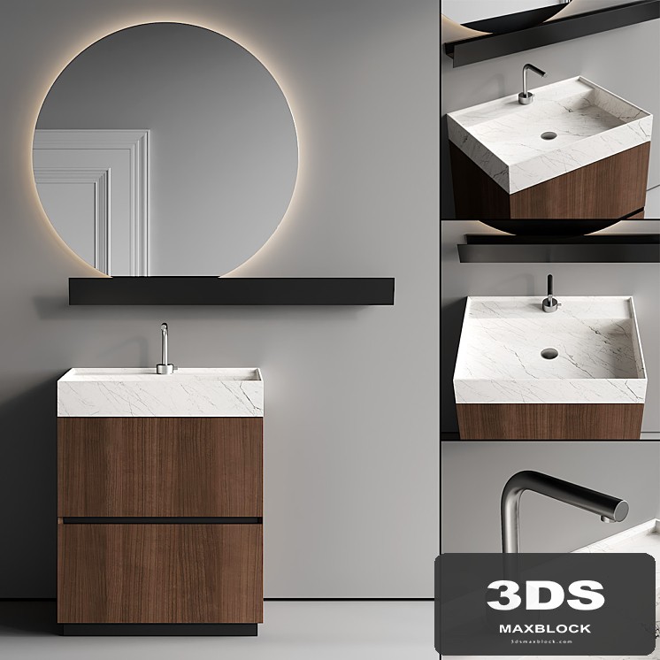 Arbi Arredobagno Code Riga 03 Vanity Unit Set 3