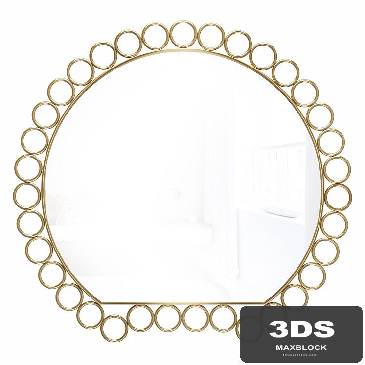 Mirror in metal frame GZ-M1028