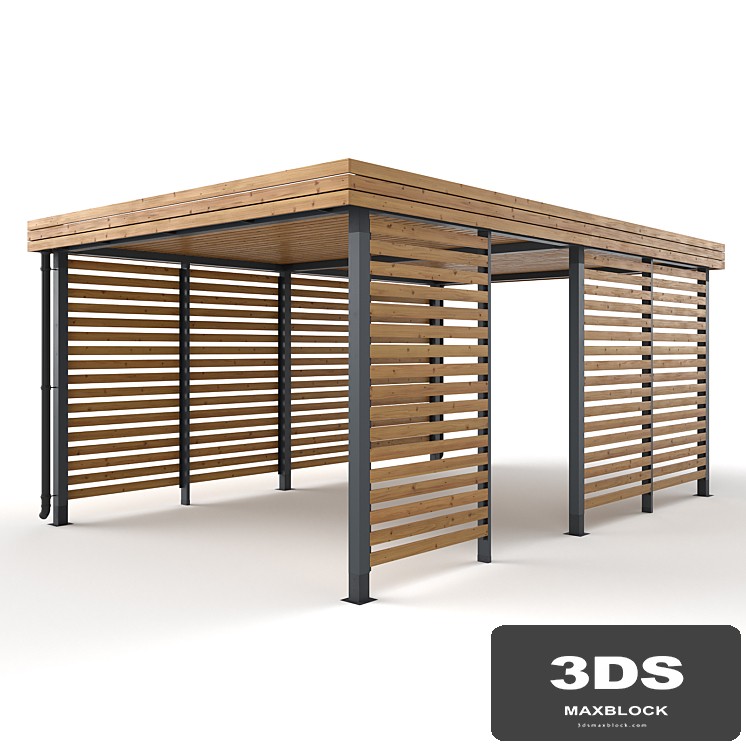 Wooden pergola canopy 4