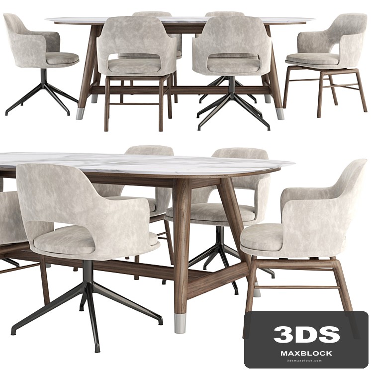 Eliseo Chairs and Desco Table