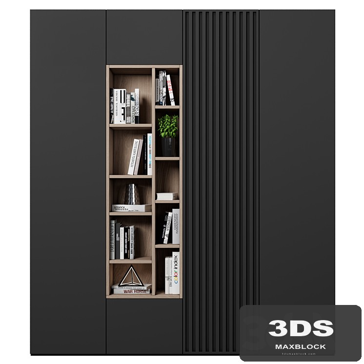 Cabinet with shelves