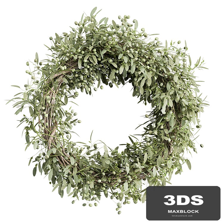 Wreath Set 16 - Olive