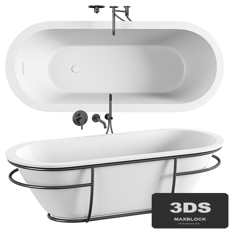 Luxe Freestanding Stone Bath 1800 M