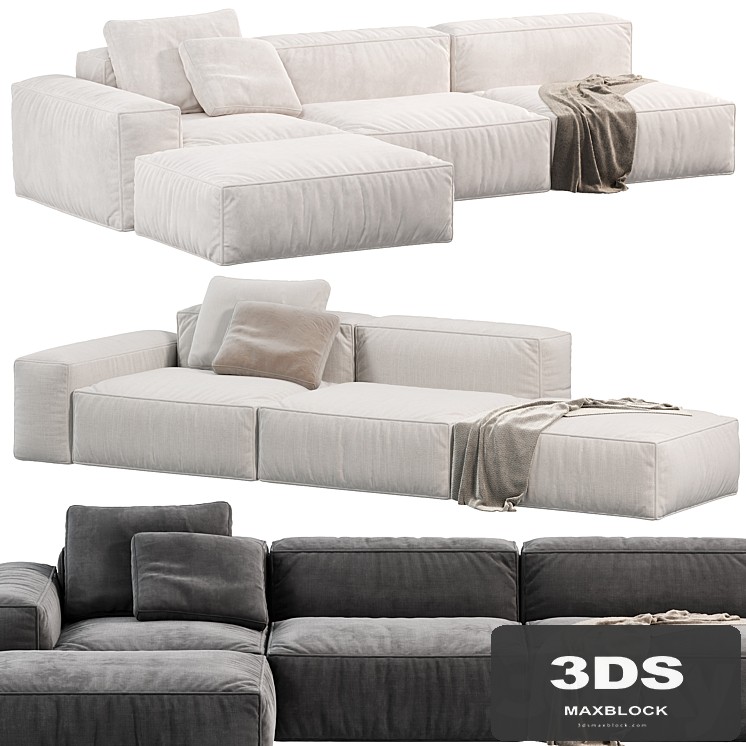 Sofa Ebi Happy Grafit, Loft sofa 6