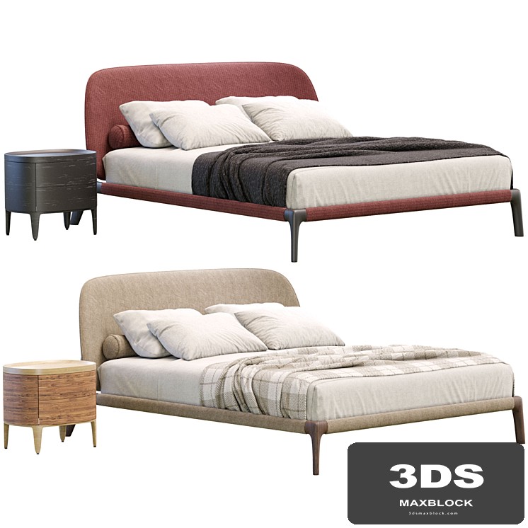 Bed Curve By Poliform