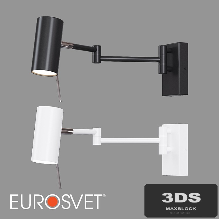 OM Wall lamp with swivel diffuser Eurosvet 20166/1 Lank