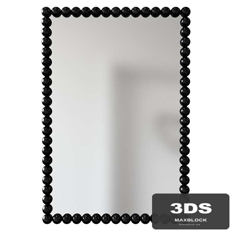 Uttermost Serna Satin Rectangular Wall Mirror